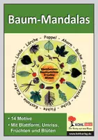 Vorschau - Arbeitsblätter - Baum-Mandalas Blattform Umriss Früchte Blüten | Sachunterricht Kunst Vorschule + Grundschule Klasse 1-4 | Bäume, Mandalas, Heimatkunde, Baumarten, Konzentration, Wald, Naturkunde - Deckblatt