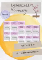 Vorschau - Spiele - Lesespiel Powersätze- positive Affirmationen - Deckblatt
