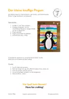 Vorschau - Mal- und Bastelvorlagen - FunnyPenguin - Mal-und Bastelvorlage für einen knuffigen Pinguin! - Seite 1