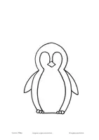 Vorschau - Mal- und Bastelvorlagen - FunnyPenguin - Mal-und Bastelvorlage für einen knuffigen Pinguin! - Seite 3