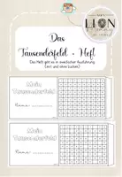Vorschau - Merkblätter - Das Tausenderfeld-Heftchen (mit und ohne Lücken) - Deckblatt