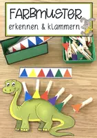 Vorschau - Anderer Materialtyp - Farbendino - Farbmuster erkennen und klammern - Deckblatt