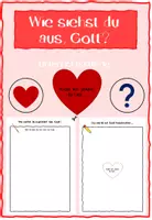 Vorschau - Stundenentwürfe - Gottesbilder/Gottesvorstellungen - Wie siehst du aus, Gott? - Deckblatt