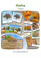 Aperçu - Jeux - Cartes 4 saisons - Type Montessori - Page de couverture