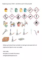 Vista previa - Manualidades / Dibujos para colorear - Cliparts Gráficos: Equipo de laboratorio, seguridad de laboratorio (116 motifs) - página 1