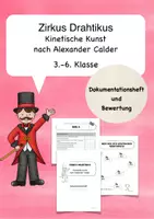 Vorschau - Arbeitsblätter - Zirkus Drahtikus - Dokumentationsheft und Bewertung - Deckblatt