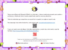 Vista previa - Tarjetas / Manipulativos - FLASH CARDS – Letras, números y formas – Temática de INVIERNO - página 2