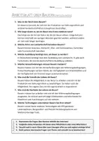 Vorschau - Arbeitsblätter - AB mit Fragen zum Thema "Bauern" + Lösungsblatt - Seite 1