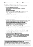 Vorschau - Arbeitsblätter - AB mit Fragen zum Thema "Industrie" + Lösungsblatt + Infografik - Seite 2