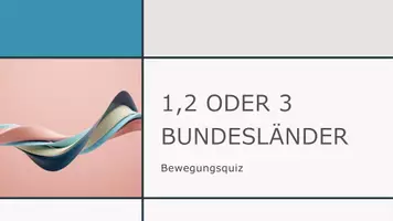 Vorschau - Spiele - Bundesländer und Hauptstädte: Bewegungsspiel/Quizspiel 1, 2 oder 3 - Deckblatt