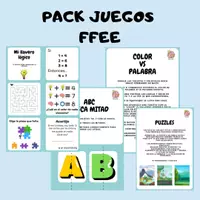 Vista previa - Tarjetas / Manipulativos - Juegos FFEE - Portada