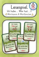 Vorschau - Spiele - Lesespiel: Wortstämme "Ich habe... Wer hat...?" - Deckblatt