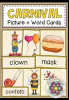 Vorschau - Bildkarten - CARNIVAL - Picture + Word Cards - Deckblatt