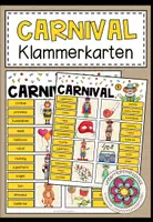Vorschau - Fördermaterial/Inklusion - CARNIVAL - Klammerkarten - Deckblatt