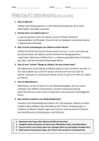 Vorschau - Arbeitsblätter - AB mit Fragen zum Thema "Alkohol" + Lösungsblatt + Infografik - Seite 2