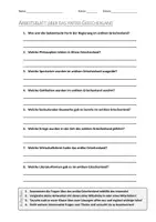 Vorschau - Arbeitsblätter - AB mit Fragen zum Thema "Antikes Griechenland" + Lösungsblatt + Infografik - Deckblatt