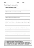 Vorschau - Arbeitsblätter - Lernplakat + AB mit Fragen zum Thema "Asien" + Lösungsblatt + Mindmap + Infografik - Seite 1