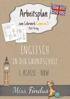 Vorschau - Lehrpläne/Lehrermaterial - Arbeitspläne Englisch Klasse 3 (NRW) - Deckblatt