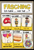 Vorschau - Spiele - KARNEVAL / FASCHING - Ich habe... Wer hat...? - Deckblatt