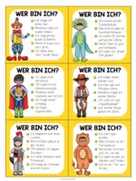 Vorschau - Spiele - FASCHING / KARNEVAL (Kostüme) - Wer bin ich? - Spiel - Seite 1
