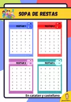 Vista previa - Hojas de trabajo - SOPA DE RESTAS - Portada