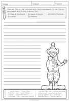 Vorschau - Arbeitsblätter - FASCHING / KARNEVAL - Personenbeschreibung (Kostüme) - Schreibanlass (2-fach differenziert) - Seite 2