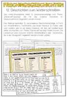 Vorschau - Arbeitsblätter - FASCHINGSGESCHICHTEN - 12 Geschichtenanfänge zum Weiterschreiben (FASCHING / KARNEVAL) - Seite 1