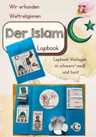 Vorschau - Anderer Materialtyp - Weltreligionen : Der Islam - Lapbook-Vorlagen - Deckblatt