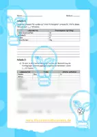 Vorschau - Arbeitsblätter - Schriftliche Übung Nährstoffnachweise - Seite 1