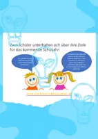 Vorschau - Stundenentwürfe - Unterrichtsstunde Unterschied Wünsche und Ziele - Seite 1