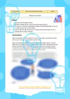 Vorschau - Stundenentwürfe - Unterrichtsstunde Unterschied Wünsche und Ziele - Deckblatt