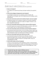 Vorschau - Arbeitsblätter - AB mit Fragen zum Thema "Computer" + Lösungsblatt + Infografik - Seite 2