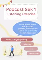 Vorschau - Arbeitsblätter - Arbeitsblätter für Hörverstehen Sek 1 - Podcasts Listening Comprehension - Deckblatt
