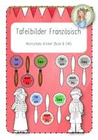 Vorschau - Präsentationen/Tafelbilder - Français Materialpaket Tafelbilder/Plakate Unité 5 - Seite 1