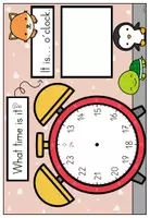 Vorschau - Arbeitsblätter - Kartei: Uhrzeit lernen - Tafelmaterial - Legematerial - Seite 2