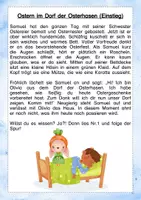 Vorschau - Arbeitsblätter - Lesespurgeschichte Ostern Osterhasen - Seite 3