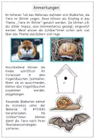 Vorschau - Arbeitsblätter - Lernwerkstatt - Tiere im Winter - 50 + differenzierte Arbeitsblätter für Klasse 1 bis 4 - Seite 1