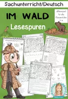 Vorschau - Arbeitsblätter - Wald | Lesen - Deckblatt