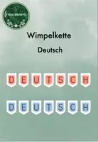 Vorschau - Poster - Wimpelkette Deutsch - Deckblatt