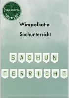Vorschau - Poster - Wimpelkette Sachunterricht - Deckblatt
