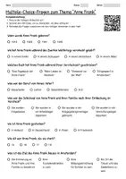 Vorschau - Arbeitsblätter - Lernposter + Arbeitsblätter zum Thema "Anne Frank" + Lösung & MP3 + Mindmap + Infografiken - Seite 3