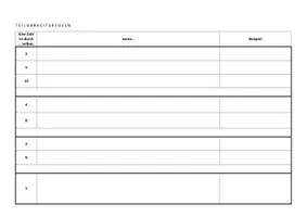 Vorschau - Arbeitsblätter - Teilbarkeitsregeln - Deckblatt