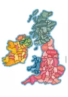 Vorschau - Spiele - British Isles Puzzle und Poster England Schottland Irland Wales Landkarte Vereinigtes Königreich United Kingdom Kopiervorlage - Seite 1