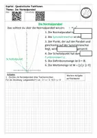 Vorschau - Arbeitsblätter - Thema: Quadratische Funktionen 9/10 (7 Videoblätter) - Seite 1