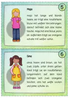 Vorschau - Aufgabenkarten - Abschreibkartei I Personenbeschreibung I Großschreibung - Seite 3