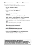 Vorschau - Arbeitsblätter - AB mit Fragen zum Thema "England" + Lösungsblatt + Infografik - Seite 2