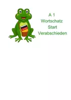 Vorschau - Unterrichtsreihen - Wortschatz A1 02 Verabschieden (Abschiedsformeln) - Deckblatt