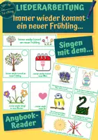 Vorschau - Fördermaterial/Inklusion - Liederarbeitung: "Immer wieder kommt ein neuer Frühling" - Deckblatt