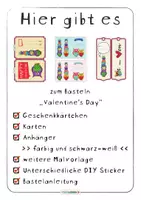 Vorschau - Arbeitsblätter - 🦉 EULEN-SET Valentine's Day ❤️ DIY Kärtchen Karten Anhänger | Basteln und Malen | Valentinstag - Seite 1