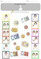Vorschau - Arbeitsblätter - Geld - Gebärden und Inkorporation üben - AB - Seite 2